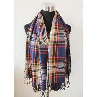 Cotton Check Scarf