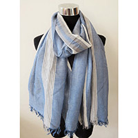 Men Stripe Scarf