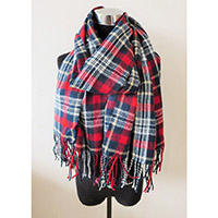 England Check Scarf