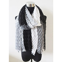 Pressed Color Block Scarf