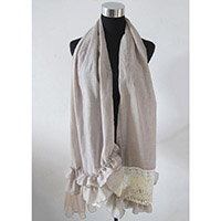 Lace Ruffle Scarf